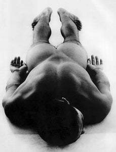 Tamotsu Yato - Nude Japanese Male Laying Face Down Butt Gay Art (1972) - 17"x22" Fine Art Print