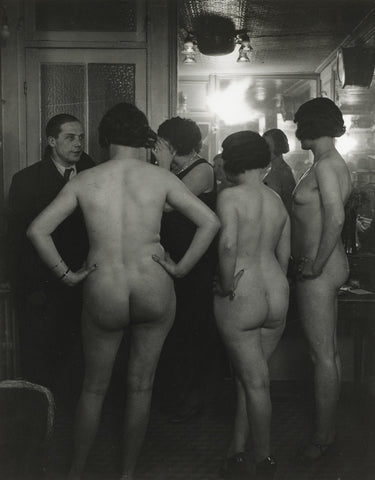 Brassaï - Prostitutes Preparing for Night in Brothel (1932) - 17" x 22" Art Print