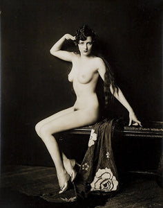 Alfred Cheney Johnston - Nude Female Saluting 1920s - 17" x 22" Fine Art Print