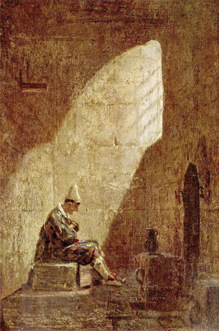 Carl Spitzweg - Ash Wednesday (1860) Germany - 17" x 22" Fine Art Print