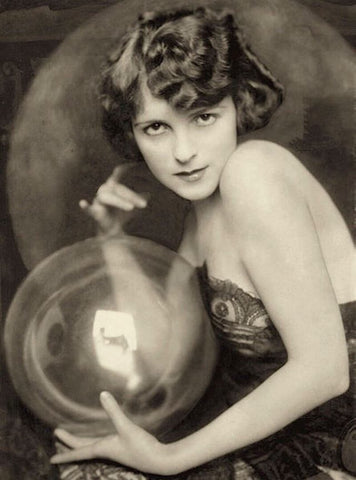 Alfred Cheney Johnston - Model Holding Glass Ball 1920s - 17"x22" Fine Art Print