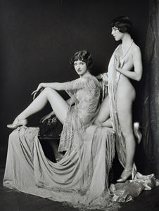 Alfred Cheney Johnston - Two Ladies Nude Ziegfeld Follies (1920) - 17" x 22" Print