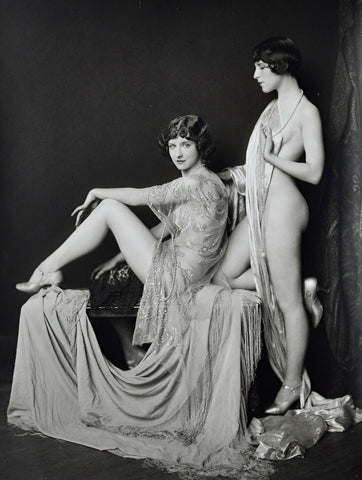 Alfred Cheney Johnston - Two Ladies Nude Ziegfeld Follies (1920) - 17" x 22" Print