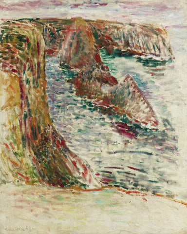 Henri Matisse - Belle Île En Mer (1897) Signed - 17" x 22" Fine Art Print