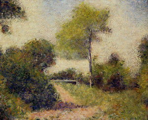 Georges Seurat - The Hedge, aka The Clearing (1882) - 17" x 22" Fine Art Print