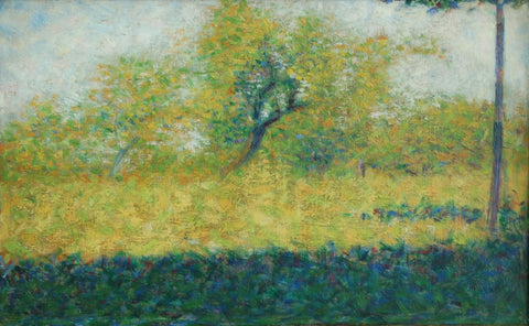 Georges Seurat - Edge of Woods, Springtime (1883) - 17" x 22" Fine Art Print