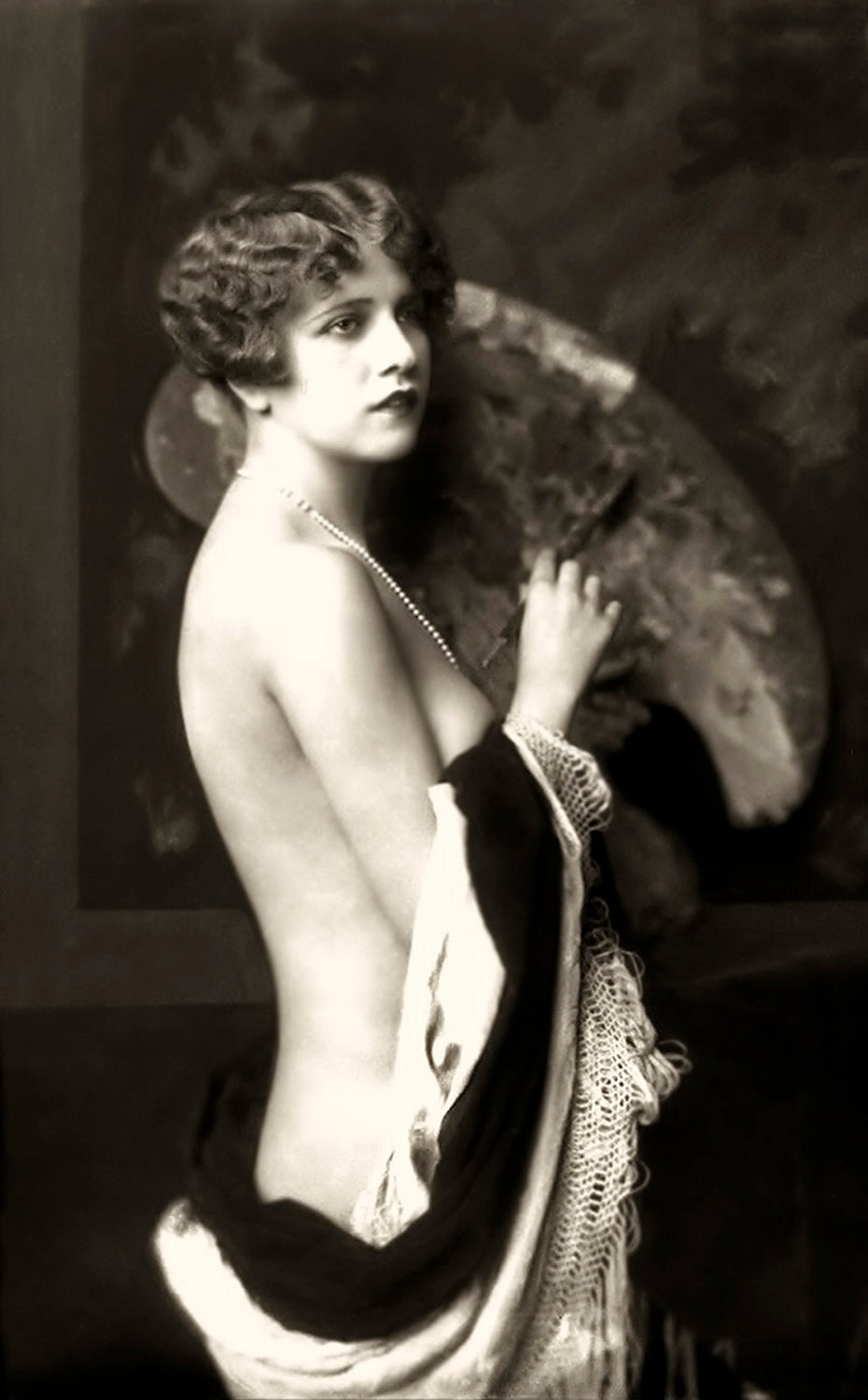 Alfred Cheney Johnston - Ziegfeld Girl Semi Nude (1923) - 17" x 22" Fine Art Print