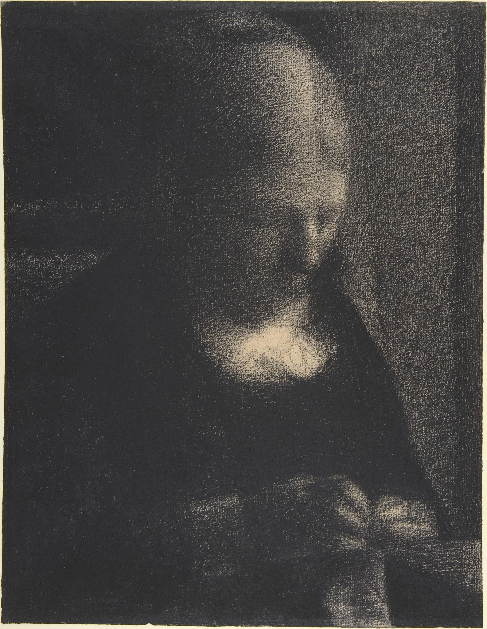 Georges Seurat - The Artist's Mother (1882-83) France - 17" x 22" Fine Art Print