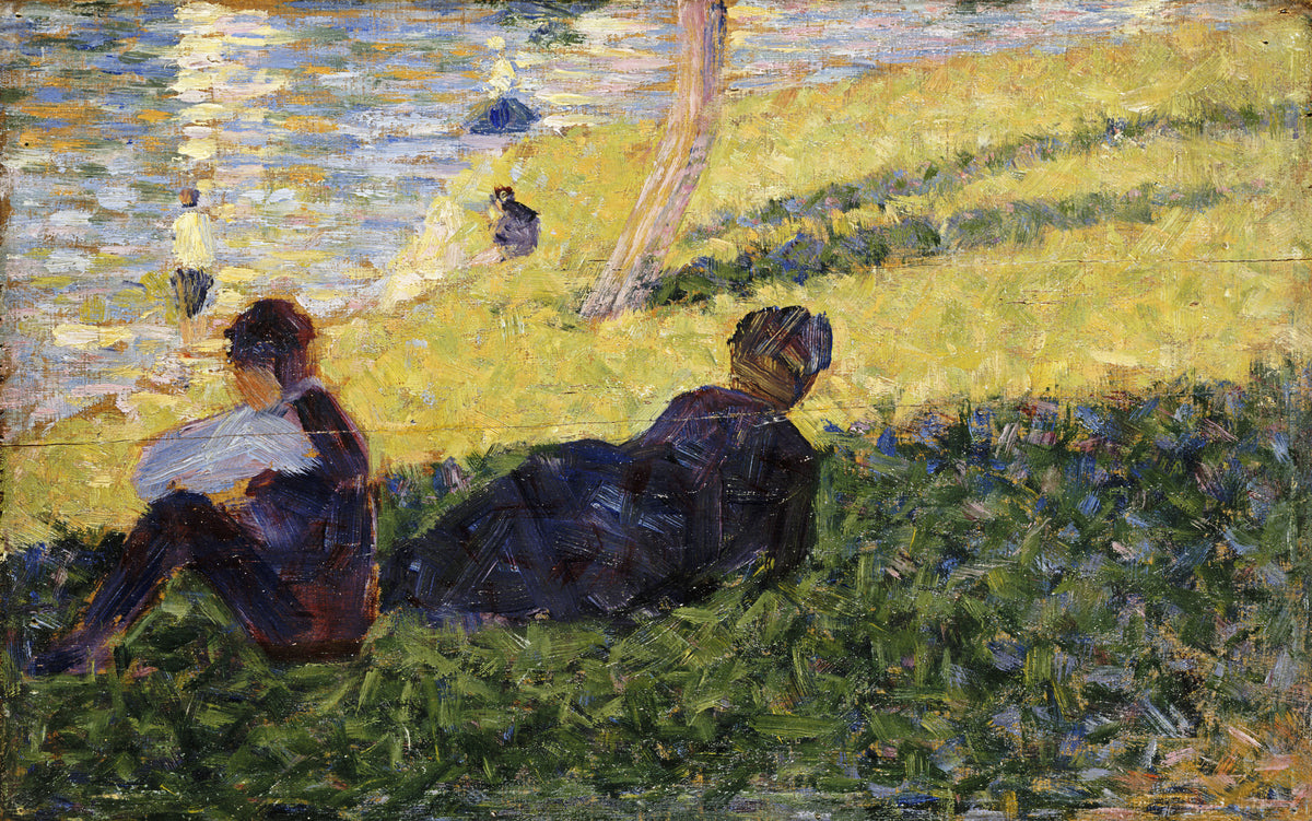 Georges Seurat, Study "Un dimanche après midi à l'île de la Grande Jatte" - 17"x22" Fine Art Print