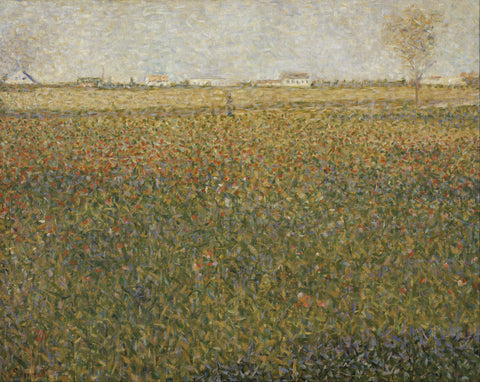 Georges Seurat - Alfalfa, St. Denis (1885-86) Signed - 17" x 22" Fine Art Print