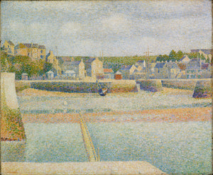 Georges Seurat - Port-en-Bessin, The Outer Harbor, Low Tide (1888) Signed - 17"x22" Fine Art Print