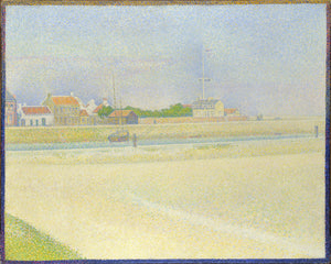 Georges Seurat - The Channel at Gravelines, Grand Fort Philippe (1888) - 17" x 22" Fine Art Print