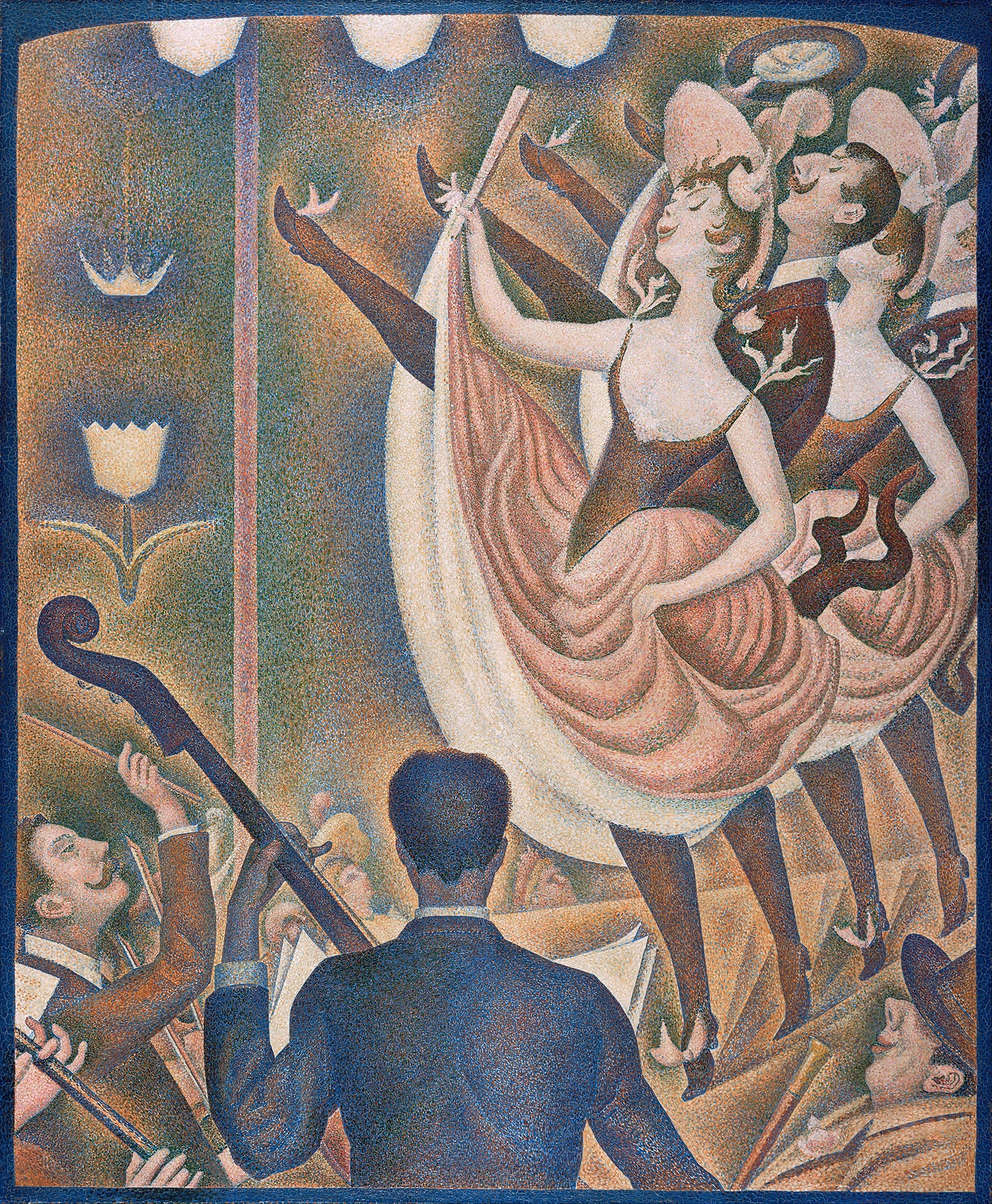 Georges Seurat - Chahut (1889-90) Music & Dancing - 17" x 22" Fine Art Print