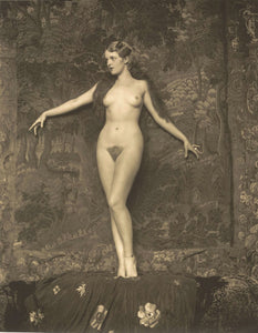 Alfred Cheney Johnston - Muriel Gray Nude Ziegfeld (1920s) - 17" x 22" Art Print