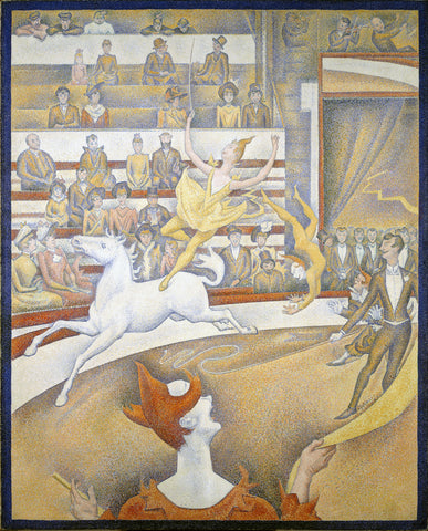 Georges Seurat - The Circus (1890-91) France - 17" x 22" Fine Art Print