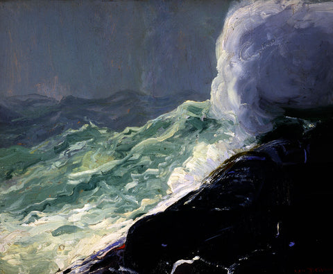 George Bellows - Churn and Break (1913) Signed - 17" x 22" Fine Art Print