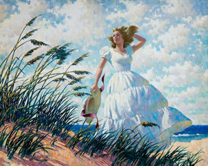 Arthur Sarnoff - An Exhilarating Breeze 1950s Signed - 17" x 22" Fine Art Print