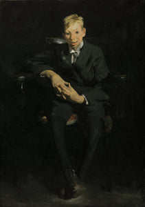 George Bellows - Frankie, The Organ Boy (1907) Signed - 17" x 22" Fine Art Print