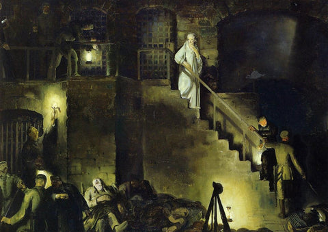 George Bellows - Edith Cavell (1918) Military Hospital - 17" x 22" Fine Art Print