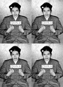 Rosa Parks Mugshot Civil Rights (1956) Joe Rogan Podcast - 17"x22" Fine Art Print