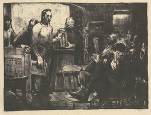 George Bellows - The Jury (1916) Signed - 17" x 22" Fine Art Print