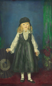 George Bellows - Anne with a Japanese Parasol (1917) Signed - 17" x 22" Art Print