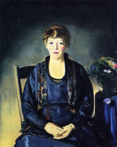 George Wesley Bellows - Portrait of Laura (1922) - 17" x 22" Fine Art Print