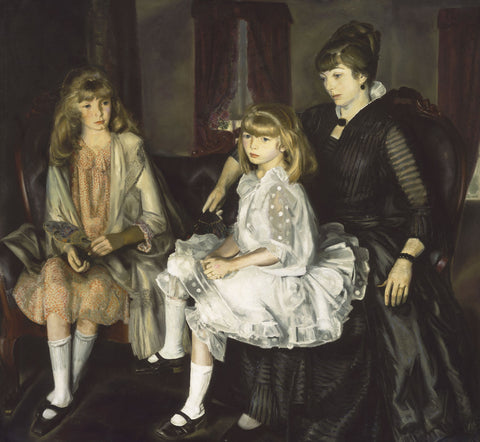 George Bellows - Emma and her Children (1923) - 17" x 22" Fine Art Print