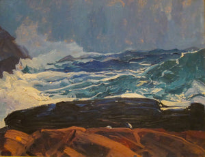 George Bellows - Lobster Cove, Monhegan Maine (1913) - 17" x 22" Fine Art Print