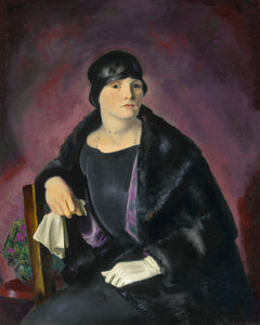 George Bellows - Mrs. Walter H. Richter (1922) Signed - 17" x 22" Fine Art Print