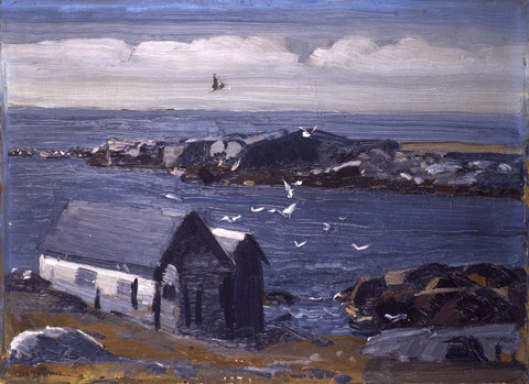 George Bellows - The Gulls, Monhegan (1911) Signed - 17" x 22" Fine Art Print