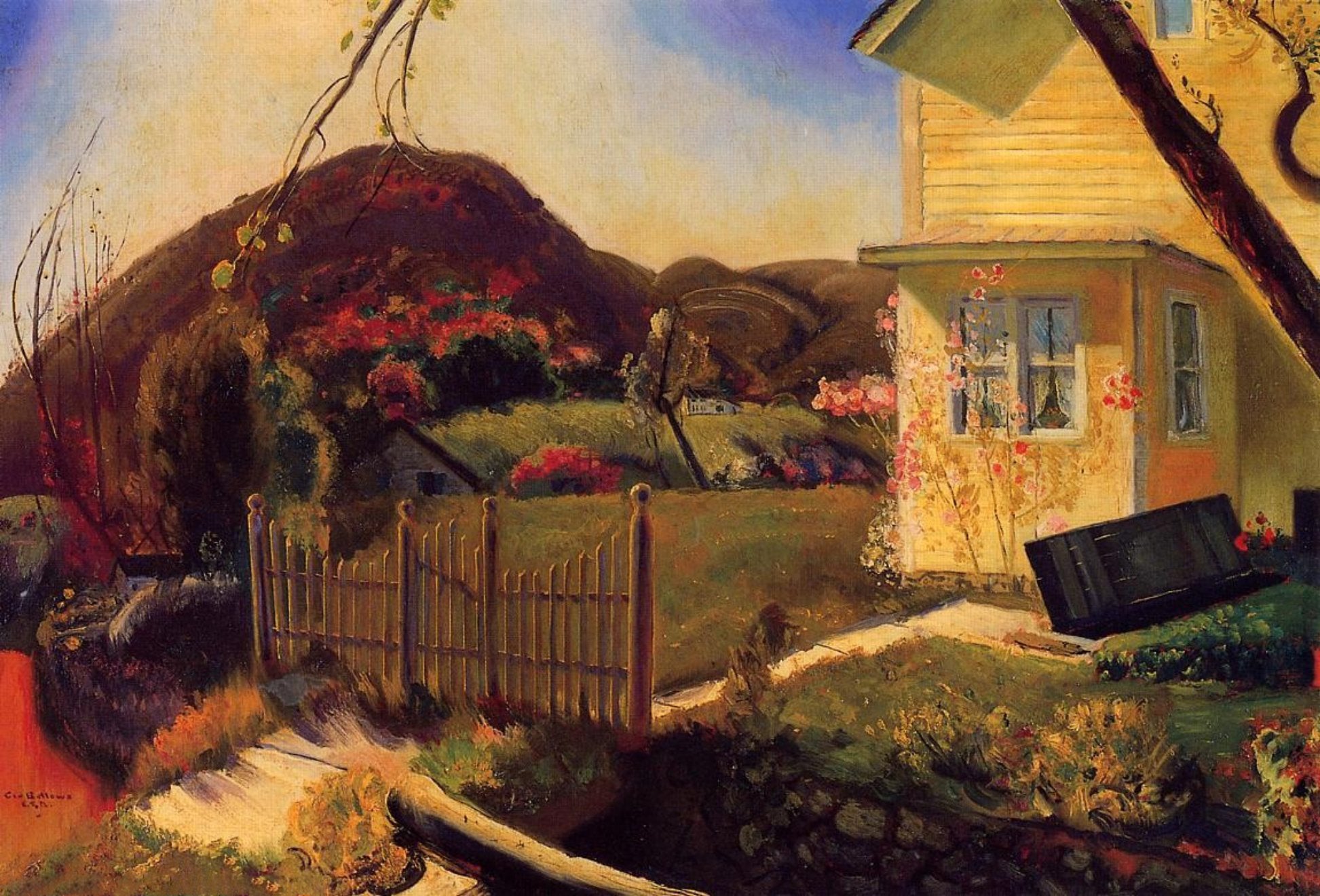 George Bellows - The Picket Fence (1925) - 17" x 22" Fine Art Print