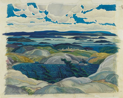 Franklin Carmichael - Bay of Islands (1930) Group of Seven - 17" x 22" Art Print