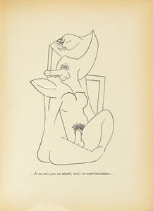 Oscar Dominguez - Nudes Erotic. Le grand ordinaire. (Robert J. Godet), 1934 (1943) - 17" x 22" Fine Art Print