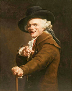 Joseph Ducreux - Self-Portrait Mocking Expression (1793) - 17" x 22" Fine Art Print