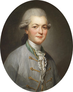 Joseph Ducreux - Portrait of Charles Joseph de Pallu 1790s - 17" x 22" Art Print