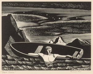 Rockwell Kent - Deep Water (1931) Signed Titled - 17" x 22" Fine Art Print