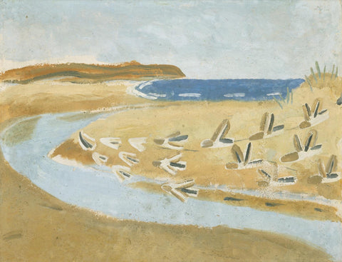 Winifred Nicholson - Sandpipers, Alnmouth (1933) - 17" x 22" Fine Art Print