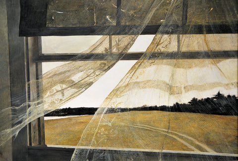 Andrew Wyeth - Wind From the Sea (1947) - 17" x 22" Fine Art Print