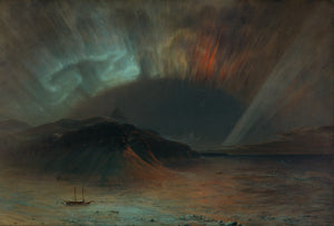 Frederick Edwin Church - Aurora Borealis (1865) - 17" x 22" Fine Art Print