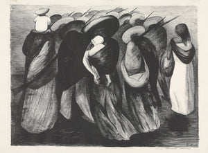 Jose Clemente Orozco - The Rear Guard (1929) Signed - 17" x 22" Fine Art Print
