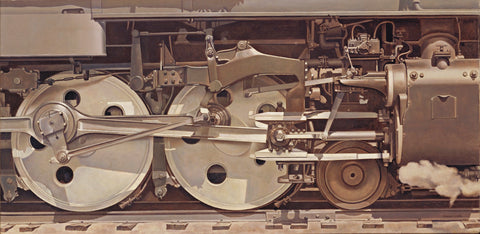 Charles Sheeler - Rolling Power (1939) Train Signed - 17" x 22" Fine Art Print