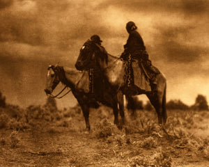 Edward Curtis - Women of the Desert Navajo Indians (1906) - 17"x22" Fine Art Print