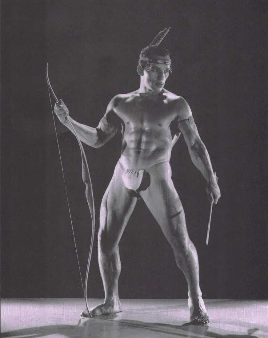 Bruce of LA - Vintage Nude Male Native American Indian Gay 1950s - 17"22" Print