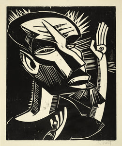 Karl Schmidt-Rottluff - Saint Francis (1919) Signed - 17" x 22" Fine Art Print