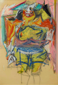 Willem de Kooning - Woman (1952) Abstract - 17" x 22" Fine Art Print