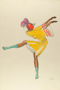 Paul Colin - Josephine Baker Dancing (1927) - 17" x 22" Fine Art Print