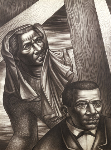 Charles White - Mother, Sojourner Truth (1943) - 17" x 22" Fine Art Print