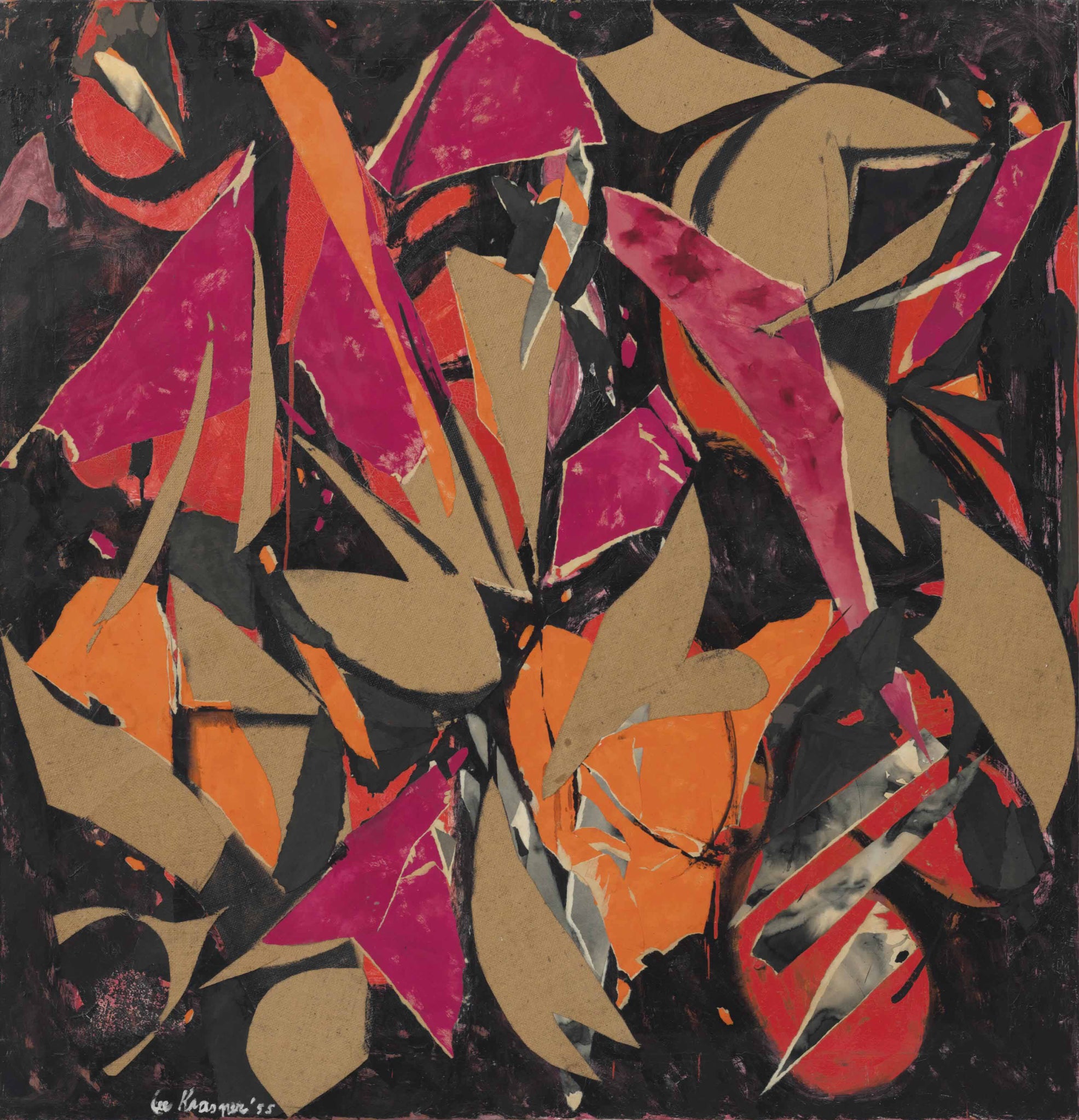 Lee Krasner - Bird Talk (1955) Abstract Expressionism - 17" x 22" Fine Art Print