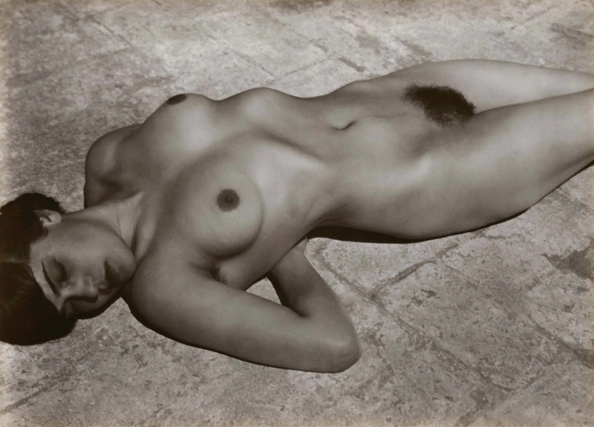 Edward Weston - Nude, Tina on the Azotea (1923) - 17" x 22" Fine Art Print